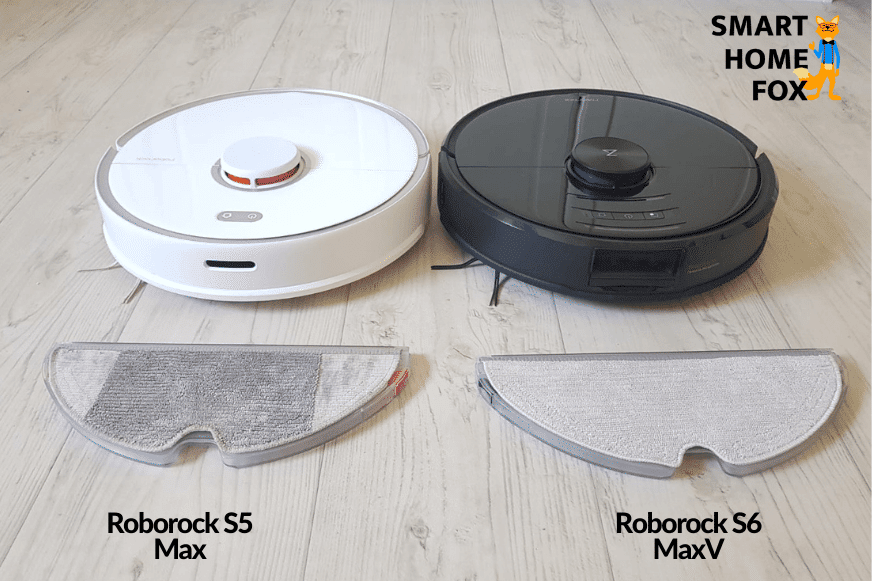 Моющая салфетка Roborock S5 Max в сравнении с моющей салфеткой Roborock S6 MaxV